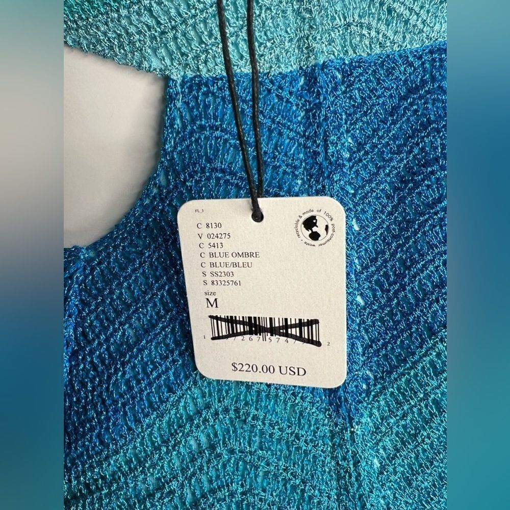 Free People x Lisa Marie Soul Chaser Dress in Ombre Blue / Size M - Picture 12 of 12